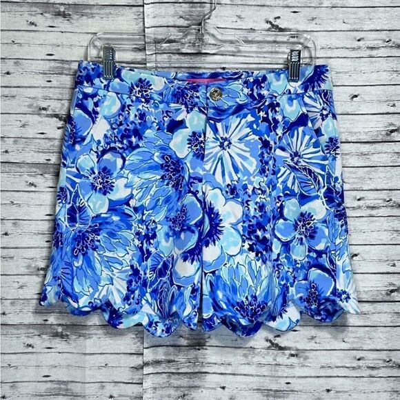 Lilly Pulitzer Darci Knit Shorts Catch N Keep - Picture 1 of 11